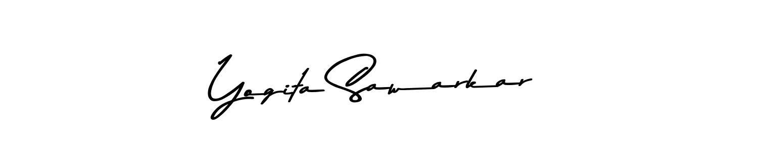 Design your own signature with our free online signature maker. With this signature software, you can create a handwritten (Asem Kandis PERSONAL USE) signature for name Yogita Sawarkar. Yogita Sawarkar signature style 9 images and pictures png