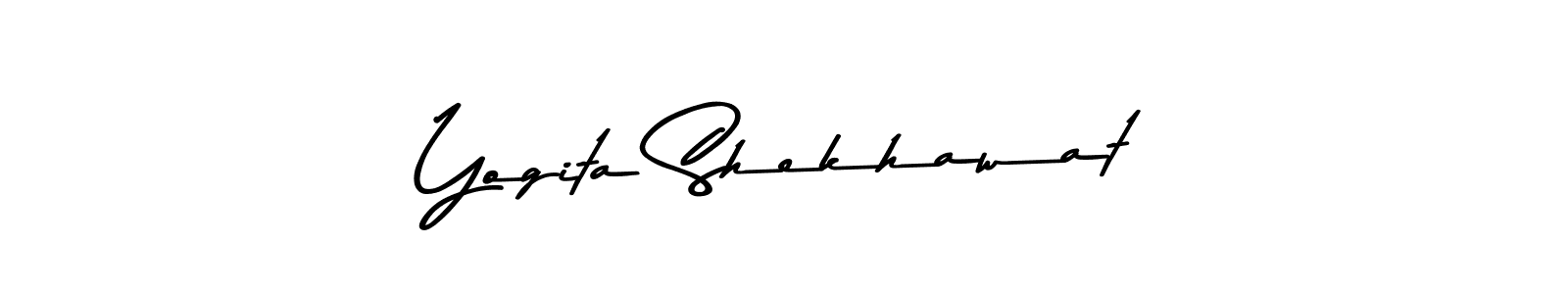 Also You can easily find your signature by using the search form. We will create Yogita Shekhawat name handwritten signature images for you free of cost using Asem Kandis PERSONAL USE sign style. Yogita Shekhawat signature style 9 images and pictures png