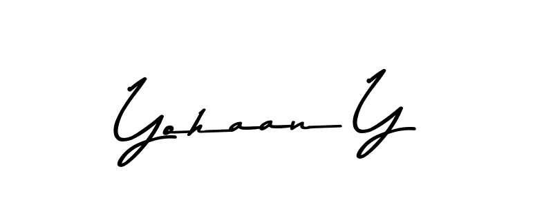 Use a signature maker to create a handwritten signature online. With this signature software, you can design (Asem Kandis PERSONAL USE) your own signature for name Yohaan Y. Yohaan Y signature style 9 images and pictures png