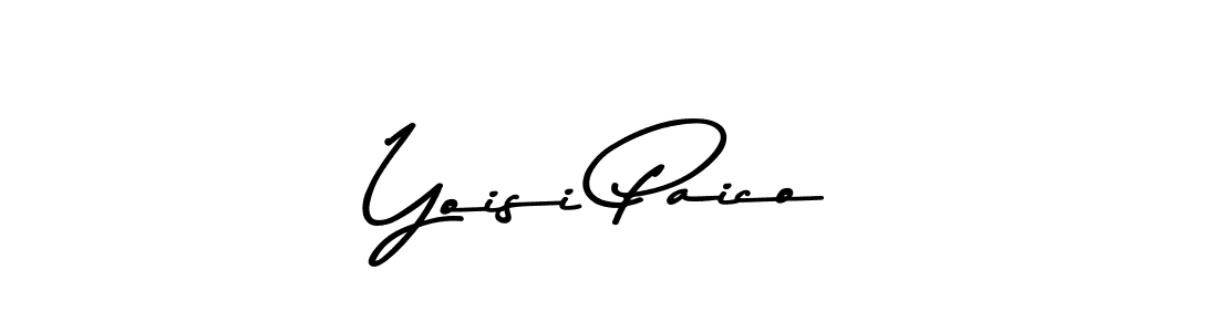 Make a beautiful signature design for name Yoisi Paico. With this signature (Asem Kandis PERSONAL USE) style, you can create a handwritten signature for free. Yoisi Paico signature style 9 images and pictures png