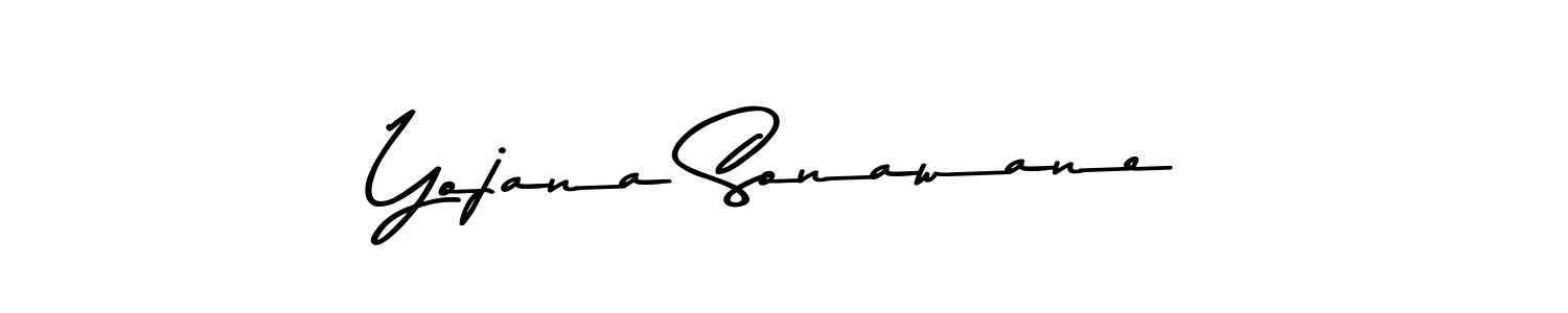 Use a signature maker to create a handwritten signature online. With this signature software, you can design (Asem Kandis PERSONAL USE) your own signature for name Yojana Sonawane. Yojana Sonawane signature style 9 images and pictures png