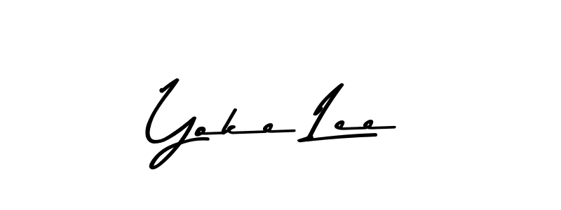 It looks lik you need a new signature style for name Yoke Lee. Design unique handwritten (Asem Kandis PERSONAL USE) signature with our free signature maker in just a few clicks. Yoke Lee signature style 9 images and pictures png