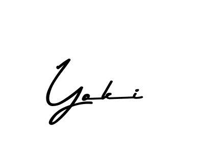 This is the best signature style for the Yoki name. Also you like these signature font (Asem Kandis PERSONAL USE). Mix name signature. Yoki signature style 9 images and pictures png