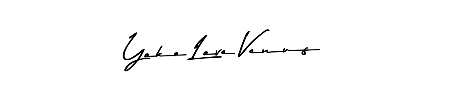 Once you've used our free online signature maker to create your best signature Asem Kandis PERSONAL USE style, it's time to enjoy all of the benefits that Yoko Love Venus name signing documents. Yoko Love Venus signature style 9 images and pictures png