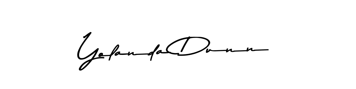How to make Yolanda Dunn signature? Asem Kandis PERSONAL USE is a professional autograph style. Create handwritten signature for Yolanda Dunn name. Yolanda Dunn signature style 9 images and pictures png