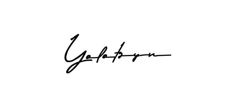 Also You can easily find your signature by using the search form. We will create Yolotzyn name handwritten signature images for you free of cost using Asem Kandis PERSONAL USE sign style. Yolotzyn signature style 9 images and pictures png