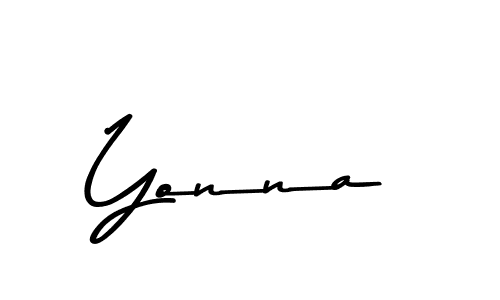 Also we have Yonna name is the best signature style. Create professional handwritten signature collection using Asem Kandis PERSONAL USE autograph style. Yonna signature style 9 images and pictures png