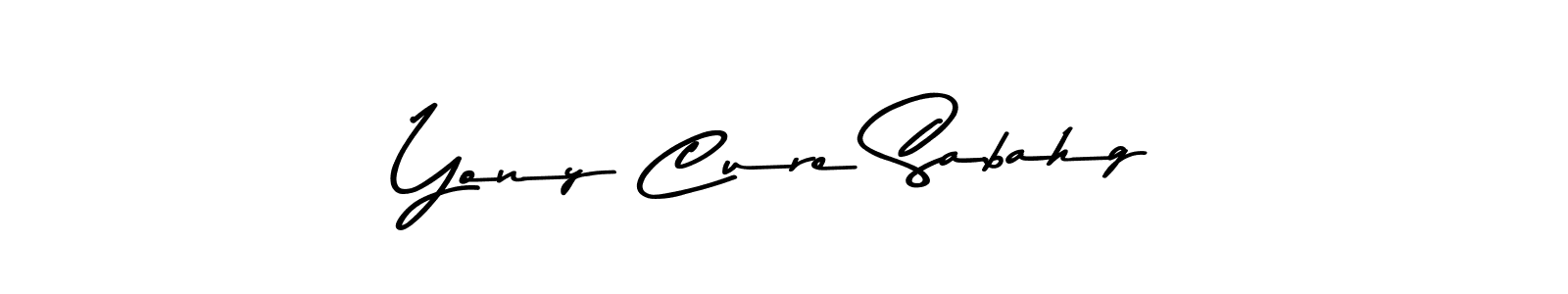 Similarly Asem Kandis PERSONAL USE is the best handwritten signature design. Signature creator online .You can use it as an online autograph creator for name Yony Cure Sabahg. Yony Cure Sabahg signature style 9 images and pictures png