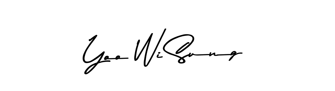 Asem Kandis PERSONAL USE is a professional signature style that is perfect for those who want to add a touch of class to their signature. It is also a great choice for those who want to make their signature more unique. Get Yoo Wi Sung name to fancy signature for free. Yoo Wi Sung signature style 9 images and pictures png