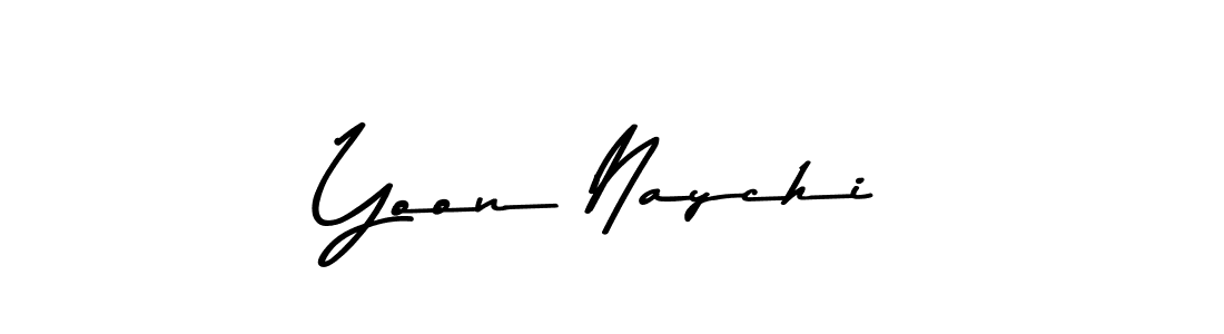 How to make Yoon Naychi signature? Asem Kandis PERSONAL USE is a professional autograph style. Create handwritten signature for Yoon Naychi name. Yoon Naychi signature style 9 images and pictures png