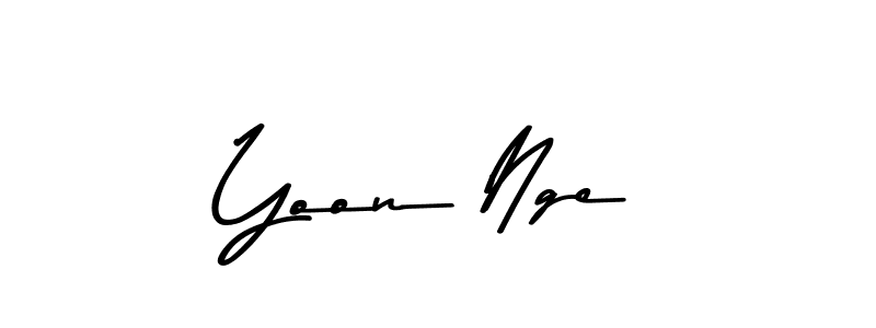 You should practise on your own different ways (Asem Kandis PERSONAL USE) to write your name (Yoon Nge) in signature. don't let someone else do it for you. Yoon Nge signature style 9 images and pictures png