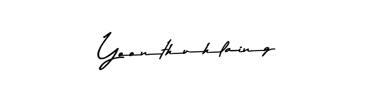 Also we have Yoonthuhlaing name is the best signature style. Create professional handwritten signature collection using Asem Kandis PERSONAL USE autograph style. Yoonthuhlaing signature style 9 images and pictures png