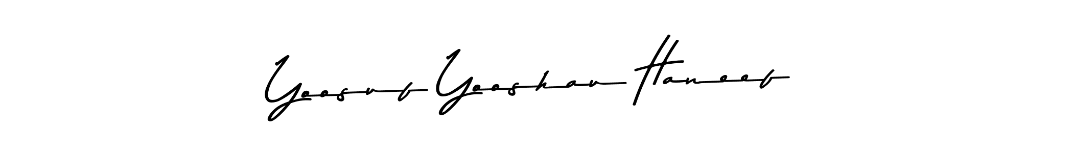 It looks lik you need a new signature style for name Yoosuf Yooshau Haneef. Design unique handwritten (Asem Kandis PERSONAL USE) signature with our free signature maker in just a few clicks. Yoosuf Yooshau Haneef signature style 9 images and pictures png