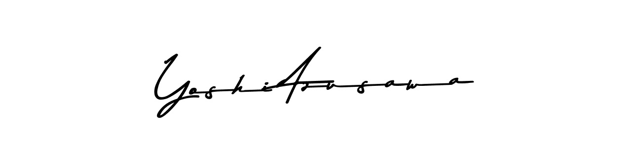The best way (Asem Kandis PERSONAL USE) to make a short signature is to pick only two or three words in your name. The name Yoshi Azusawa include a total of six letters. For converting this name. Yoshi Azusawa signature style 9 images and pictures png