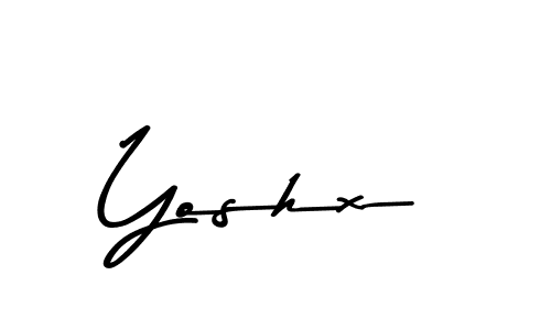 Use a signature maker to create a handwritten signature online. With this signature software, you can design (Asem Kandis PERSONAL USE) your own signature for name Yoshx. Yoshx signature style 9 images and pictures png