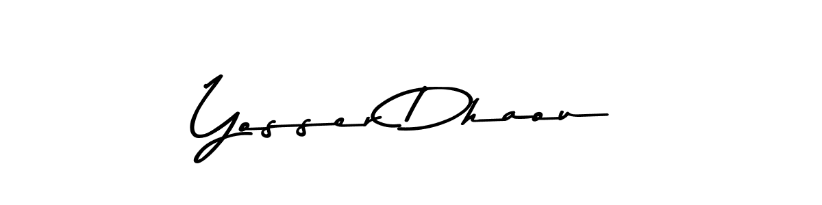 Here are the top 10 professional signature styles for the name Yosser Dhaou. These are the best autograph styles you can use for your name. Yosser Dhaou signature style 9 images and pictures png