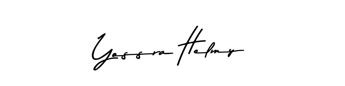 Make a beautiful signature design for name Yossra Helmy. Use this online signature maker to create a handwritten signature for free. Yossra Helmy signature style 9 images and pictures png