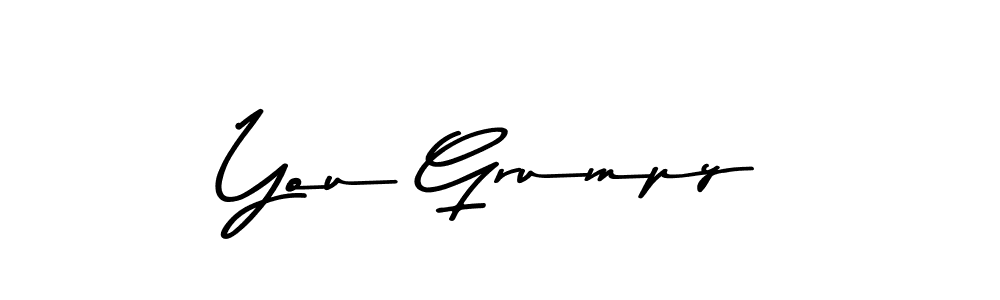 How to Draw You Grumpy signature style? Asem Kandis PERSONAL USE is a latest design signature styles for name You Grumpy. You Grumpy signature style 9 images and pictures png
