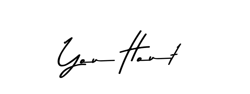 Design your own signature with our free online signature maker. With this signature software, you can create a handwritten (Asem Kandis PERSONAL USE) signature for name You Hout. You Hout signature style 9 images and pictures png