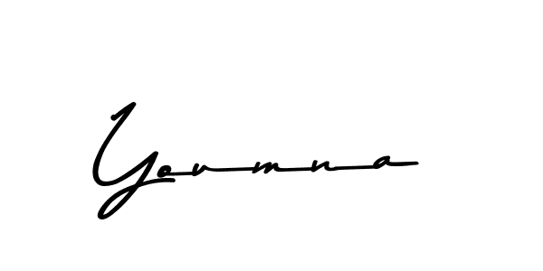 Similarly Asem Kandis PERSONAL USE is the best handwritten signature design. Signature creator online .You can use it as an online autograph creator for name Youmna. Youmna signature style 9 images and pictures png