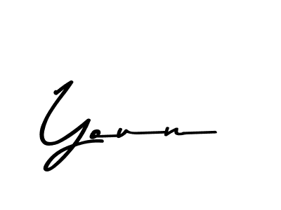 Also You can easily find your signature by using the search form. We will create Youn name handwritten signature images for you free of cost using Asem Kandis PERSONAL USE sign style. Youn signature style 9 images and pictures png
