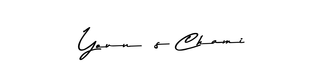 Here are the top 10 professional signature styles for the name Younès Chami. These are the best autograph styles you can use for your name. Younès Chami signature style 9 images and pictures png