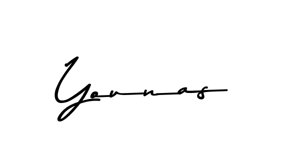 How to make Younas name signature. Use Asem Kandis PERSONAL USE style for creating short signs online. This is the latest handwritten sign. Younas signature style 9 images and pictures png