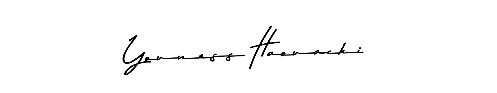 Here are the top 10 professional signature styles for the name Youness Haouachi. These are the best autograph styles you can use for your name. Youness Haouachi signature style 9 images and pictures png