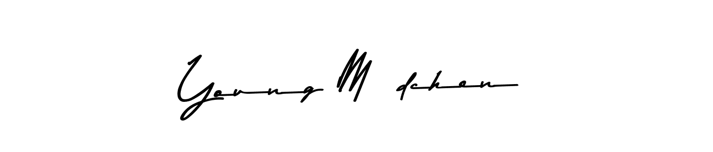 if you are searching for the best signature style for your name Young Mädchen. so please give up your signature search. here we have designed multiple signature styles  using Asem Kandis PERSONAL USE. Young Mädchen signature style 9 images and pictures png