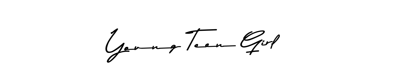 Use a signature maker to create a handwritten signature online. With this signature software, you can design (Asem Kandis PERSONAL USE) your own signature for name Young Teen Girl. Young Teen Girl signature style 9 images and pictures png