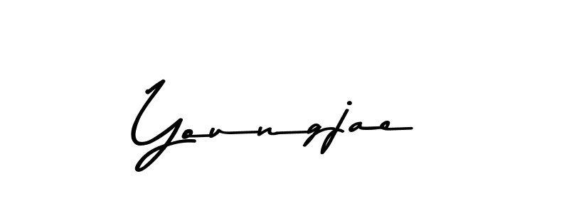 Create a beautiful signature design for name Youngjae. With this signature (Asem Kandis PERSONAL USE) fonts, you can make a handwritten signature for free. Youngjae signature style 9 images and pictures png