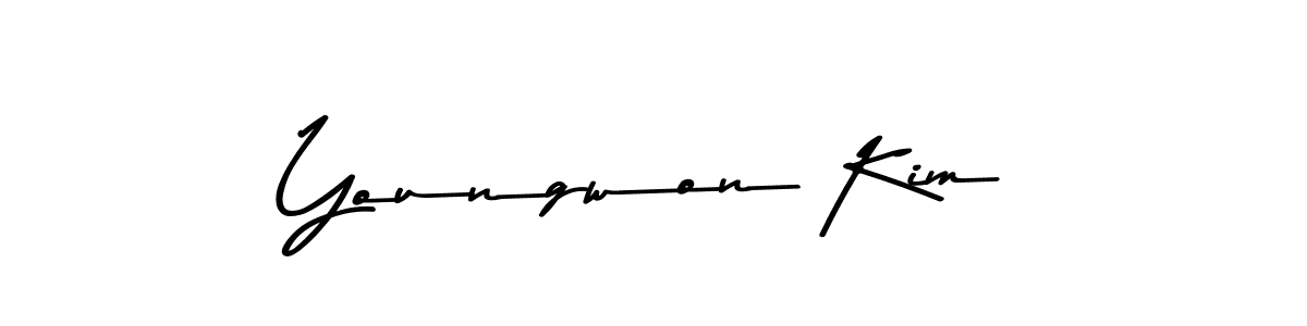 Make a beautiful signature design for name Youngwon Kim. Use this online signature maker to create a handwritten signature for free. Youngwon Kim signature style 9 images and pictures png