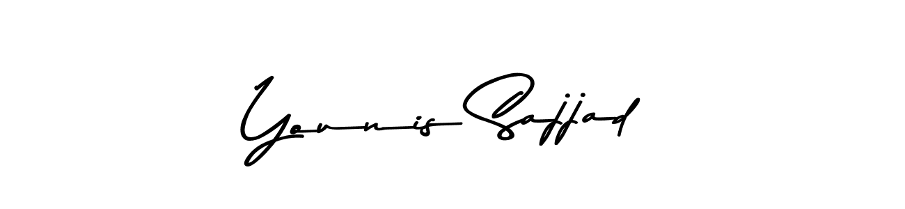 You should practise on your own different ways (Asem Kandis PERSONAL USE) to write your name (Younis Sajjad) in signature. don't let someone else do it for you. Younis Sajjad signature style 9 images and pictures png