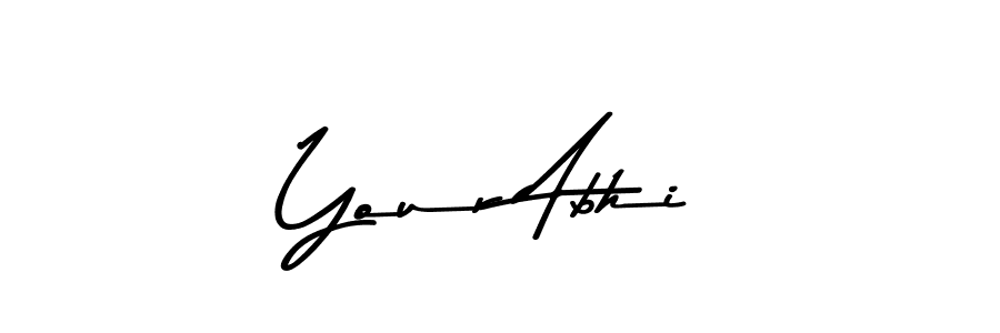 Here are the top 10 professional signature styles for the name Your Abhi. These are the best autograph styles you can use for your name. Your Abhi signature style 9 images and pictures png