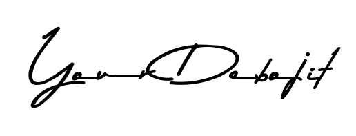 Get an exclusive digital autograph for Your Debojit. The Asem Kandis PERSONAL USE typeface captures the charm of real penmanship on paper. Your Debojit signature style 9 images and pictures png
