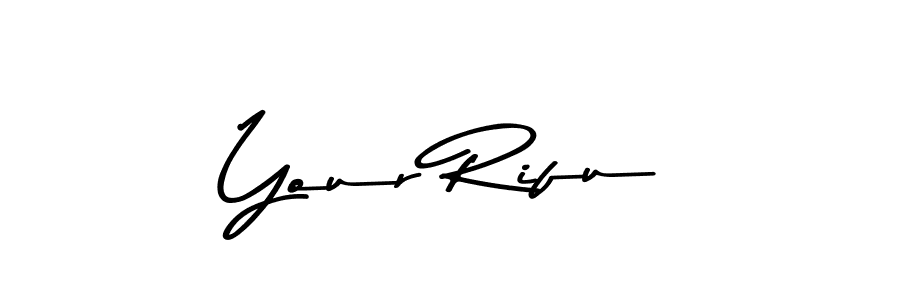 This is the best signature style for the Your Rifu name. Also you like these signature font (Asem Kandis PERSONAL USE). Mix name signature. Your Rifu signature style 9 images and pictures png