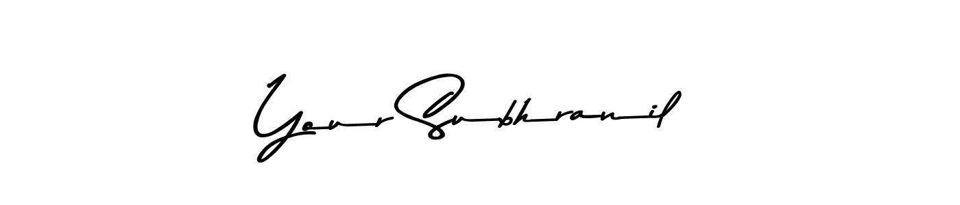 Your Subhranil stylish signature style. Best Handwritten Sign (Asem Kandis PERSONAL USE) for my name. Handwritten Signature Collection Ideas for my name Your Subhranil. Your Subhranil signature style 9 images and pictures png