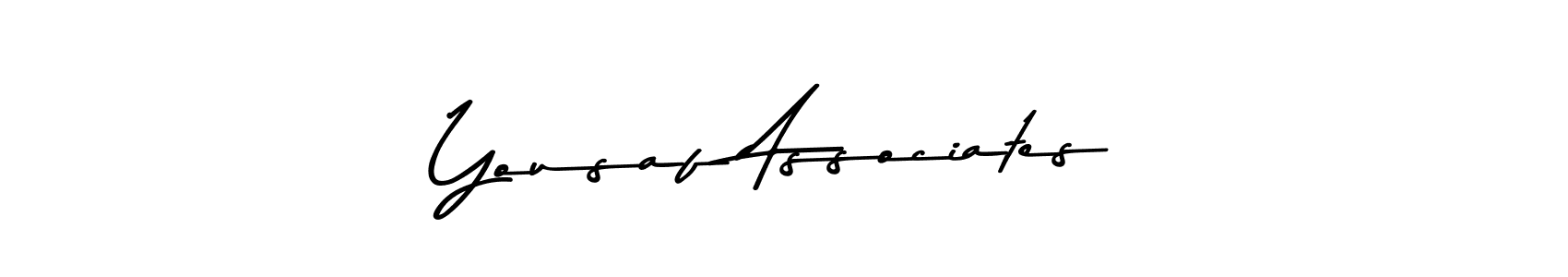 Make a beautiful signature design for name Yousaf Associates. Use this online signature maker to create a handwritten signature for free. Yousaf Associates signature style 9 images and pictures png