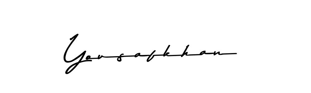 Asem Kandis PERSONAL USE is a professional signature style that is perfect for those who want to add a touch of class to their signature. It is also a great choice for those who want to make their signature more unique. Get Yousafkhan name to fancy signature for free. Yousafkhan signature style 9 images and pictures png