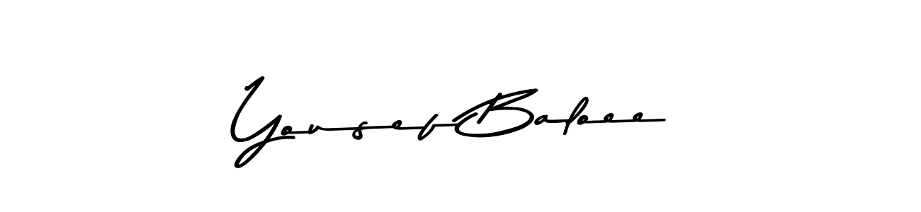 How to make Yousef Baloee signature? Asem Kandis PERSONAL USE is a professional autograph style. Create handwritten signature for Yousef Baloee name. Yousef Baloee signature style 9 images and pictures png