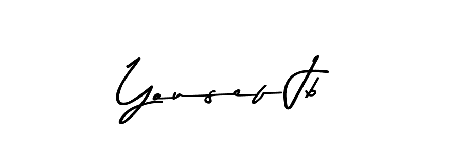 Make a beautiful signature design for name Yousef Jb. Use this online signature maker to create a handwritten signature for free. Yousef Jb signature style 9 images and pictures png