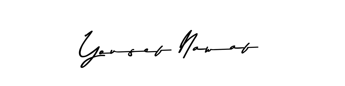 Yousef Nawaf stylish signature style. Best Handwritten Sign (Asem Kandis PERSONAL USE) for my name. Handwritten Signature Collection Ideas for my name Yousef Nawaf. Yousef Nawaf signature style 9 images and pictures png