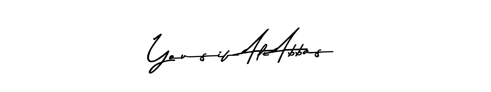 Make a beautiful signature design for name Yousif Ali Abbas. With this signature (Asem Kandis PERSONAL USE) style, you can create a handwritten signature for free. Yousif Ali Abbas signature style 9 images and pictures png