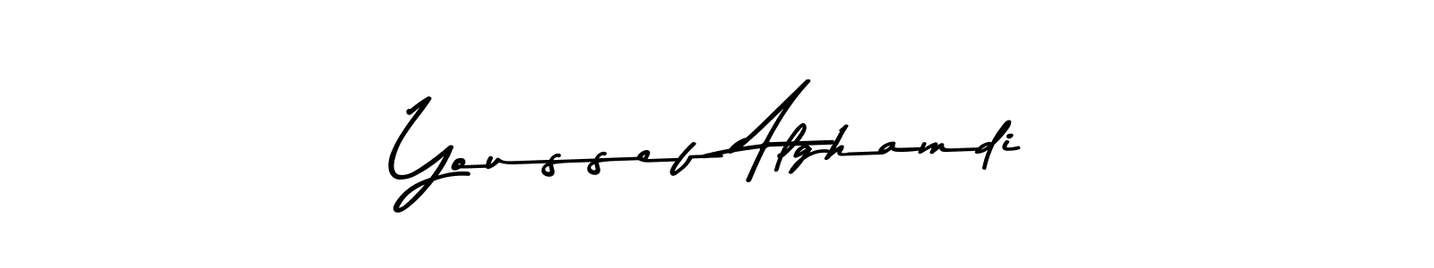Make a beautiful signature design for name Youssef Alghamdi. Use this online signature maker to create a handwritten signature for free. Youssef Alghamdi signature style 9 images and pictures png