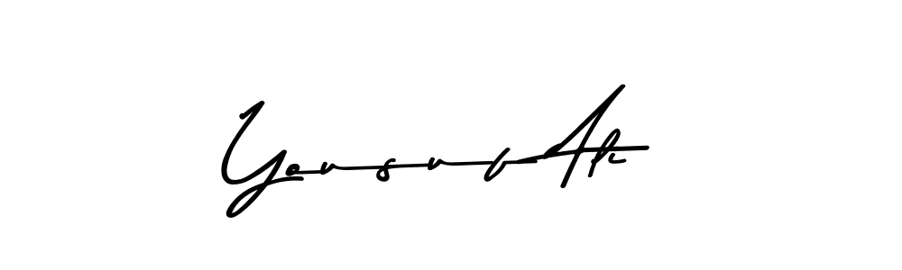 Use a signature maker to create a handwritten signature online. With this signature software, you can design (Asem Kandis PERSONAL USE) your own signature for name Yousuf Ali. Yousuf Ali signature style 9 images and pictures png