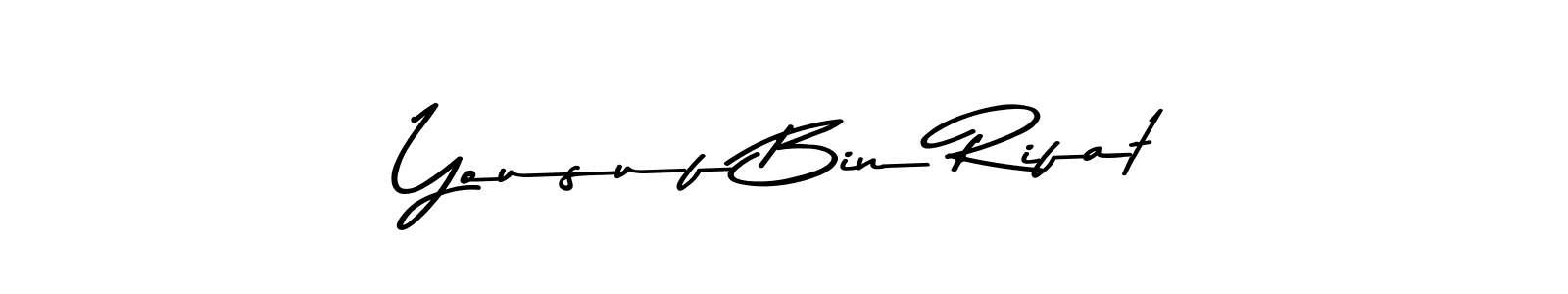 Yousuf Bin Rifat stylish signature style. Best Handwritten Sign (Asem Kandis PERSONAL USE) for my name. Handwritten Signature Collection Ideas for my name Yousuf Bin Rifat. Yousuf Bin Rifat signature style 9 images and pictures png