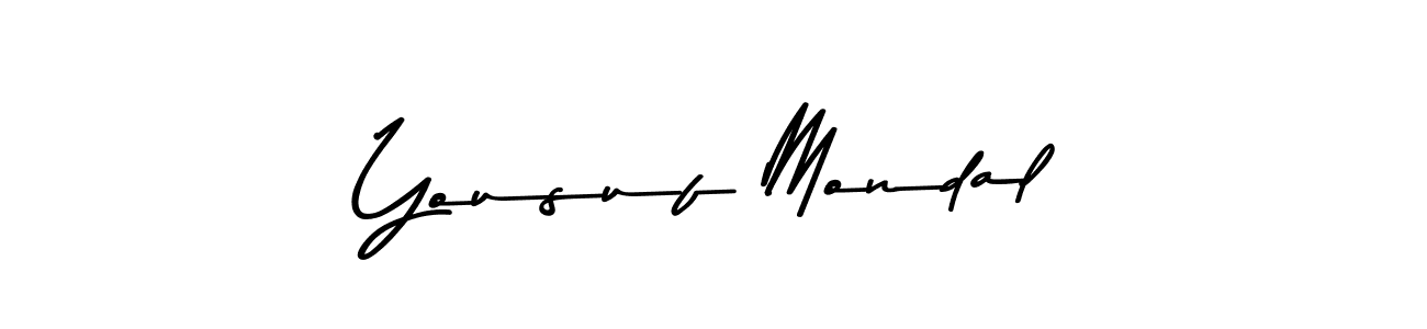 Make a short Yousuf Mondal signature style. Manage your documents anywhere anytime using Asem Kandis PERSONAL USE. Create and add eSignatures, submit forms, share and send files easily. Yousuf Mondal signature style 9 images and pictures png