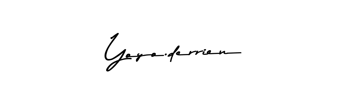 Make a beautiful signature design for name Yoyo.derrien. Use this online signature maker to create a handwritten signature for free. Yoyo.derrien signature style 9 images and pictures png