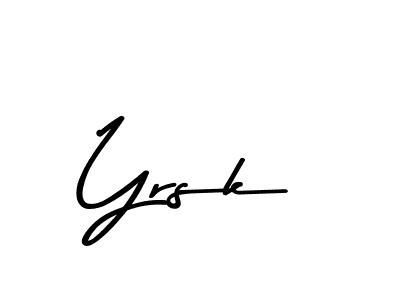 How to Draw Yrsk signature style? Asem Kandis PERSONAL USE is a latest design signature styles for name Yrsk. Yrsk signature style 9 images and pictures png