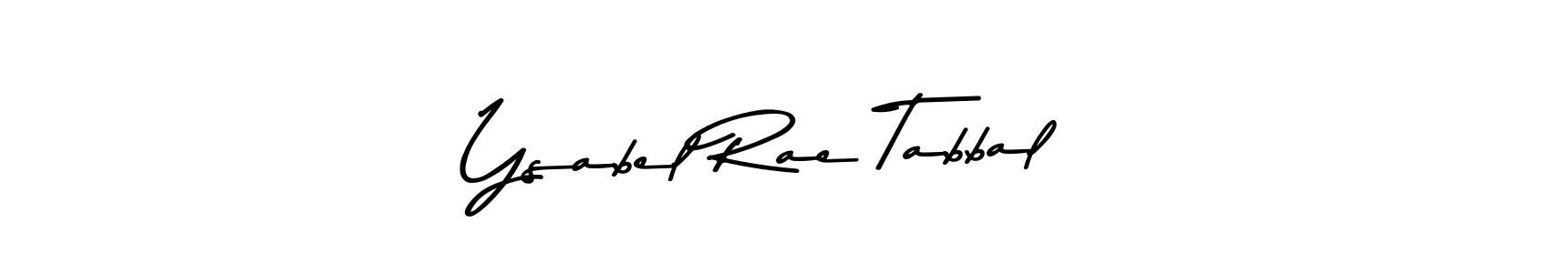 Create a beautiful signature design for name Ysabel Rae Tabbal. With this signature (Asem Kandis PERSONAL USE) fonts, you can make a handwritten signature for free. Ysabel Rae Tabbal signature style 9 images and pictures png